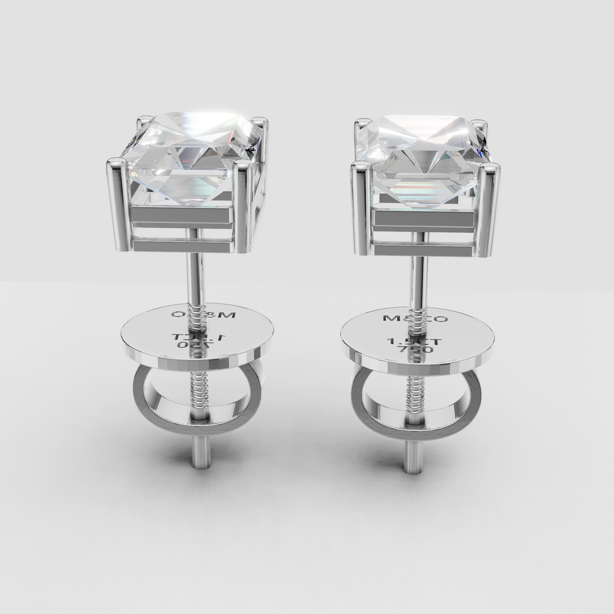 Anting Tusuk Hati Cermin Menari
