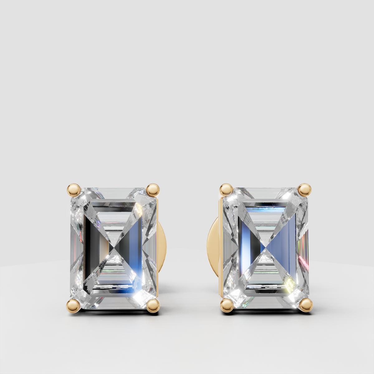 Anting Tusuk Hati Cermin Menari